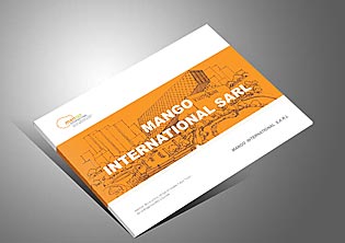 個性畫冊設計，非洲MANGO房地產公司宣傳冊