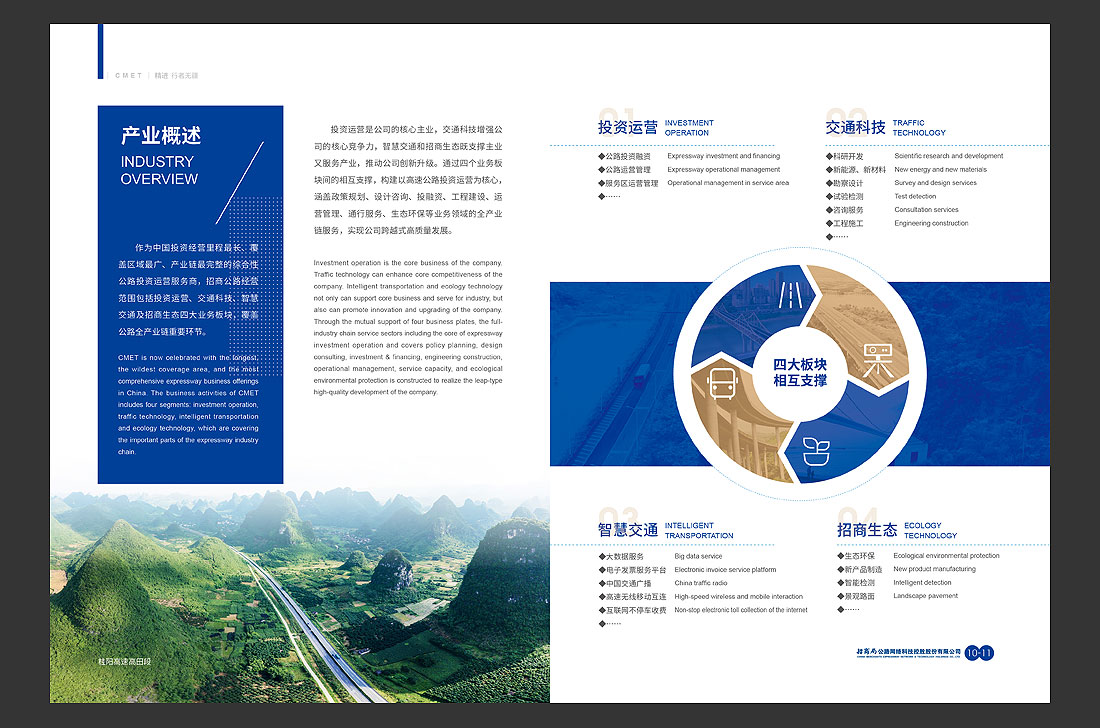 招商局集團畫冊設計，招商公路宣傳冊-10