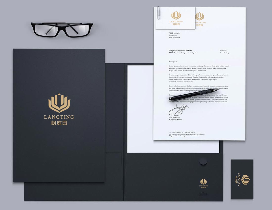 青島朗庭園商務(wù)會所標(biāo)志設(shè)計(jì)-2